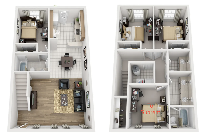 Overview of the house - Campus Crossings on Alafaya Townhome