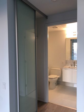 bathroom - Stunning 2 bedroom 2 bathroom unit in the high modern building. Huge balcony, bright unit. Condo