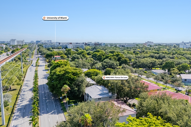 Aerial - WALK TO CAMPUS, Fully Remodeled 5bed/4bath incl 3 master suites; $7195 Duplex