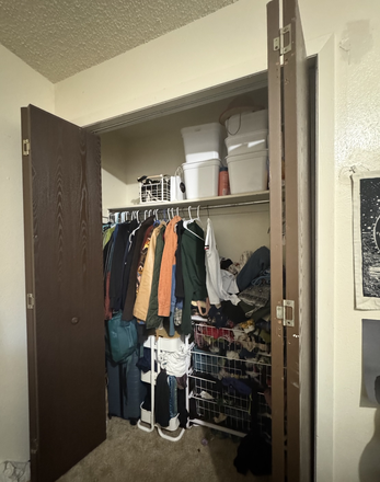 Room 1 Closet - Apartment near campus and Pearl with two roommates