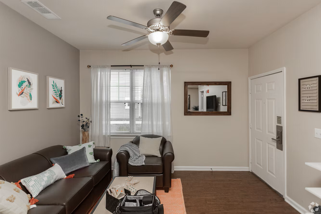 Living room - Alight West Lafayette 3B3B Apartments