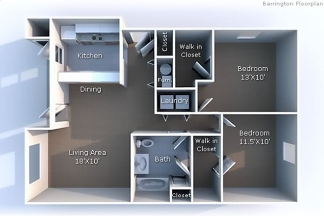 2Bed+1Bath Apartment for Sublease – Barrington West, West Lafayette Spacious, neat and airy two-bedroom, one-bath apartment available for su - BARRINGTON WEST APARTMENTS