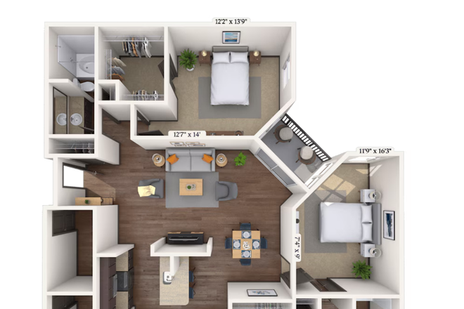 Floorplan - MAA Eastside Apartments