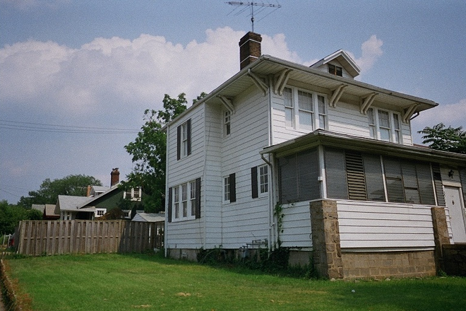 Sideview of Home - Large DC Brookland Corner House with Backyard and Parking