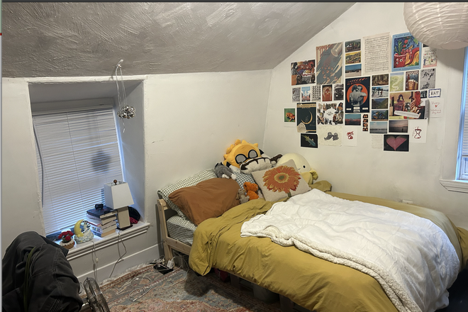 View of bed - One Bedroom in Mission Hill (July 1st  - August 31st)