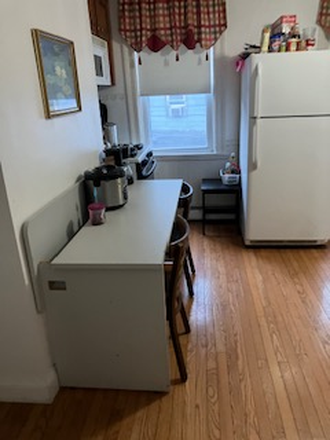 2nd floor shared kitchen - 1st flr private room with bathroom available now, 2nd flr private room available June 2026.