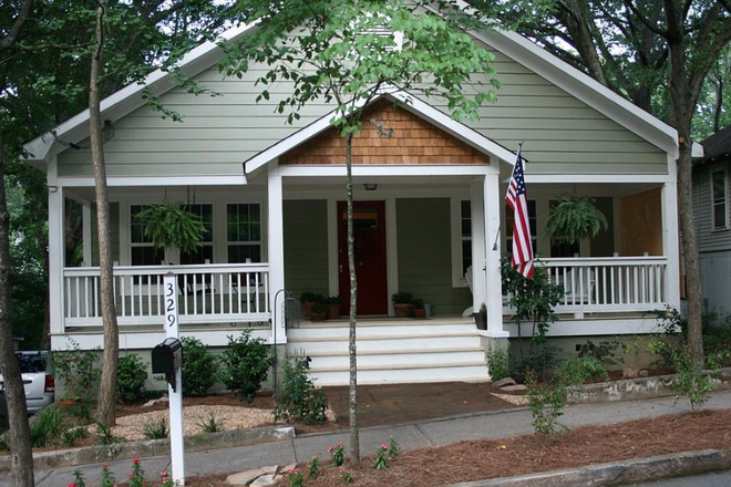 Street View - Cozy home off Ponce in charming neighborhood.  Short walk to Downtown Decatur and Marta