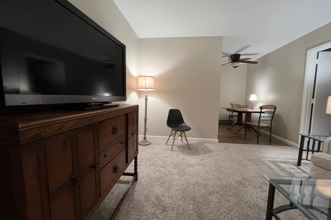 Living room, new carpet - The Villager on Woodlawn and Hillsboro, near Green Hills mall