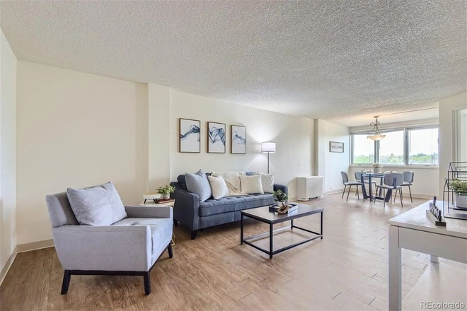 Open, bright Living Room - Perfect DU Location! Clean 2 Bedroom Condo Available July 1st