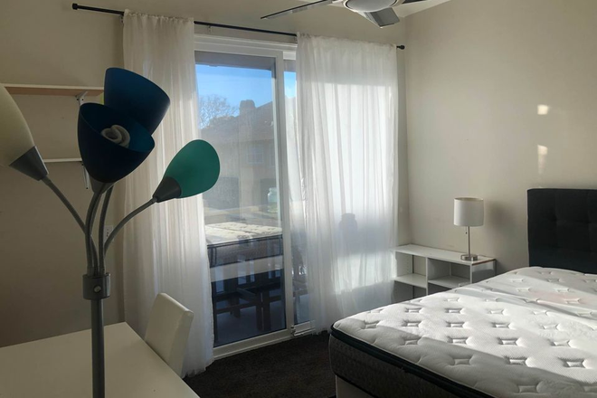 bedroom with all furniture - Private Room in Tustin condo for Rent -Near the Irvine Marketplace $1350