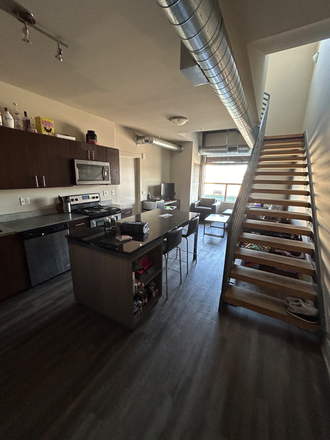 Kitchen/living space - Skyvue Apartments