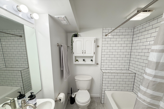 Bathroom - Furnished Private Studio (Entrance, Bathroom, Kitchenette, & Laundry) House