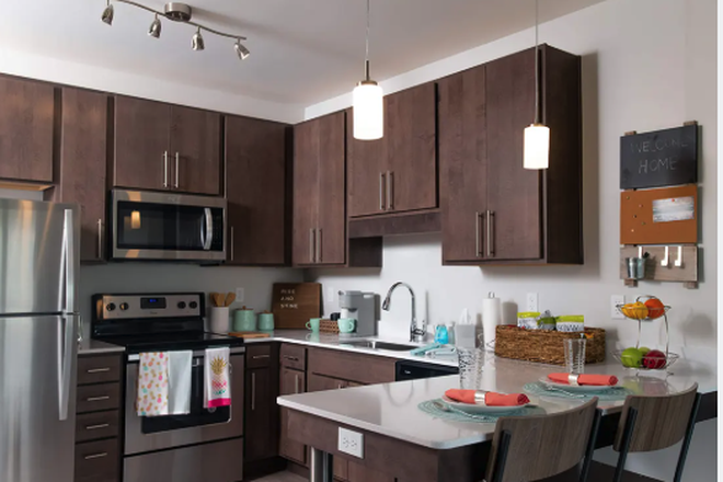 Kitchen - The Landmark Apartments-One Bedroom