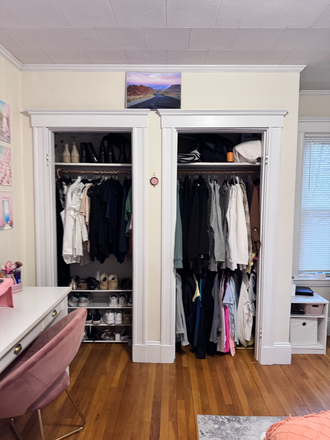 double closets (will be emptied out) - Winter Break Sublease! Super close to BC shuttle, bus 65, and green line sutherland road stop Duplex