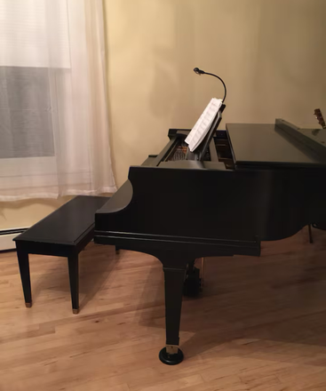  - Professional Baby Grand Piano easy walk to campus