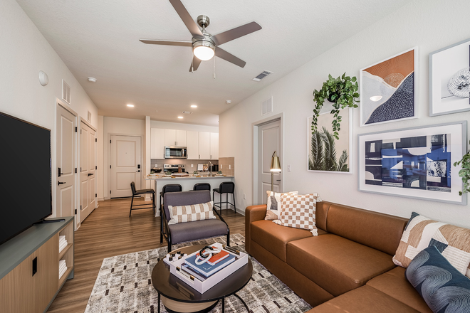 Living Room - Aperture Apartments