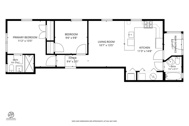 floor plan - Modern apartment on Witherspoon ST