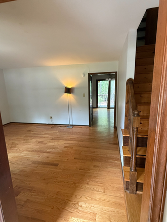 Living Room upon entering - Nice Wooded Duplex next to Greenway Duplex