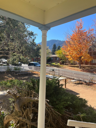 view from front porch - Charming College House on the Hill