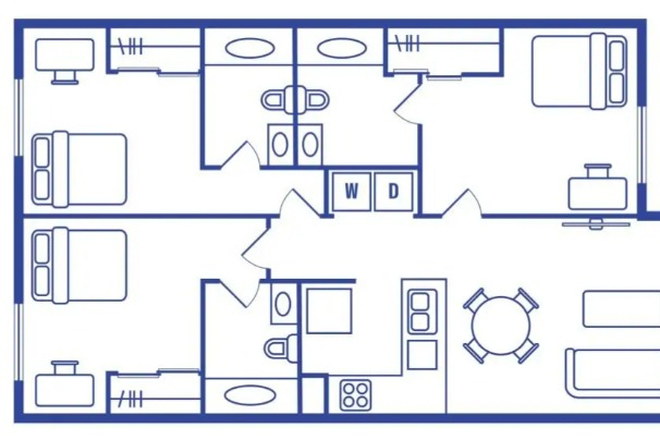 Floor Plan - Alight Apartments (Sublet)
