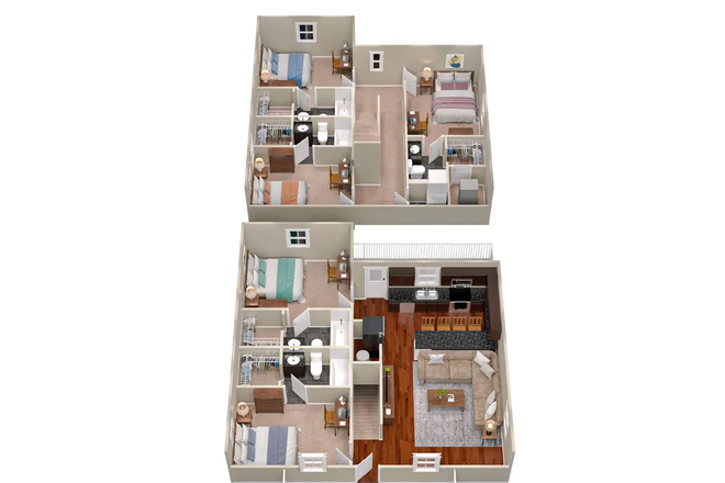 The room across from the washer/dryer is the room available. - Highpointe