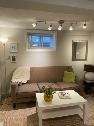 Open concept Living Room - Mid-town, Renovated,  1 Bedroom, bright, clean, and furnished. Private entrance,  many TTC routes Apartments