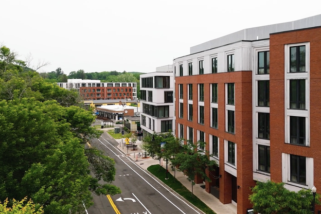 Building Exterior - One East Pleasant, Studio Furnished Apartment