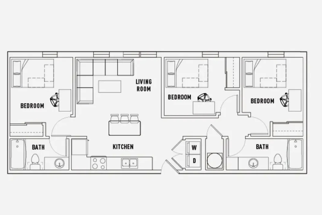 Floorplan - Chauncey Square Apartments