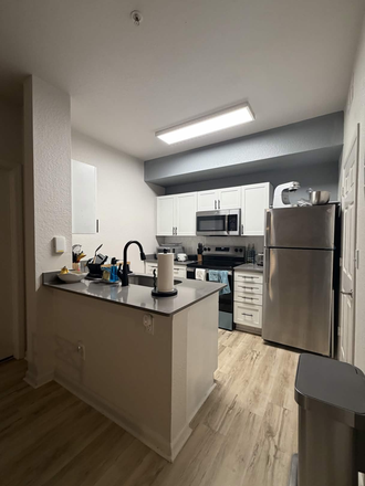 Kitchen - The Lofts 2x2 Renovated Apartment Unit, Looking for Sublease for the Summer! (Female only)