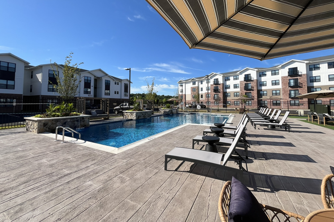 Resort Style Swimming Pool - College Station Townhome