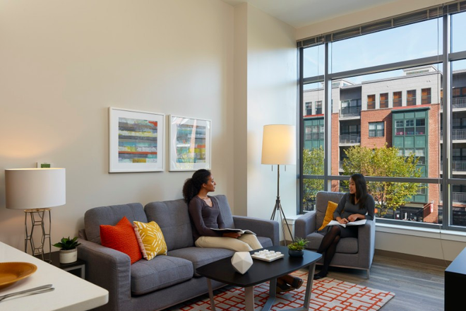 Living area - Nine East Apartment