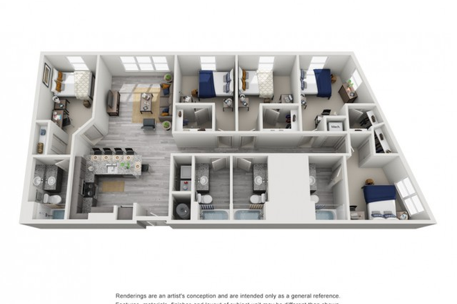 My room is the first room off to the right after you walk in the front door! - 114 Earle Apartment for Sublease Spring Semester