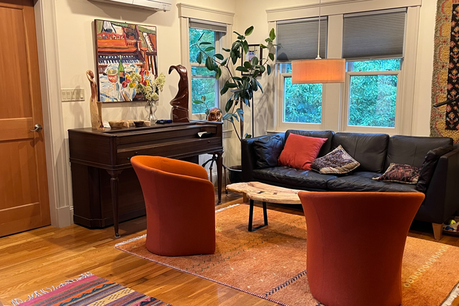 Kitchen, open layout - Furnished artist home near Harvard