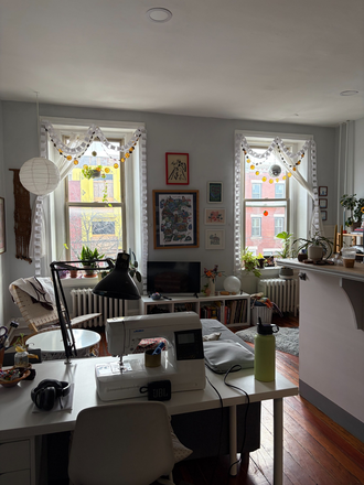 View from entrance - Beautiful 1 bedroom with lots of light in art museum area