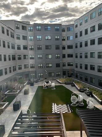 View of courtyard from room - Stunning Summer Sublet in Park Place Apartments
