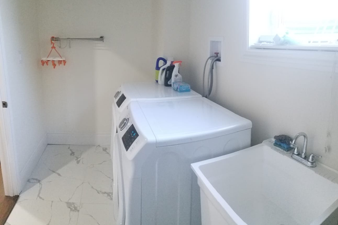 Laundry - 1 Bedroom available in Bright and new 3 bdrm basement apartment