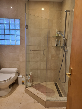 Main Floor shower - Military Trail Best Location 1 Min Walk to UTSC student Centre. Fully Furnished Rooms.