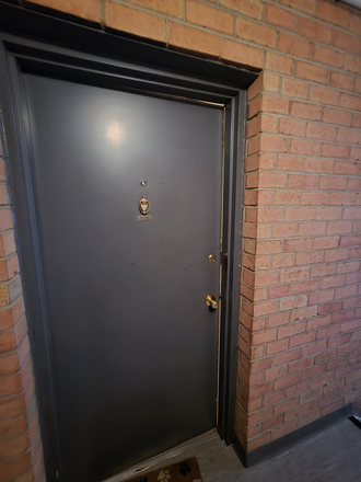 Main door - Full 1 bed 1 bath apartment with balcony and parking