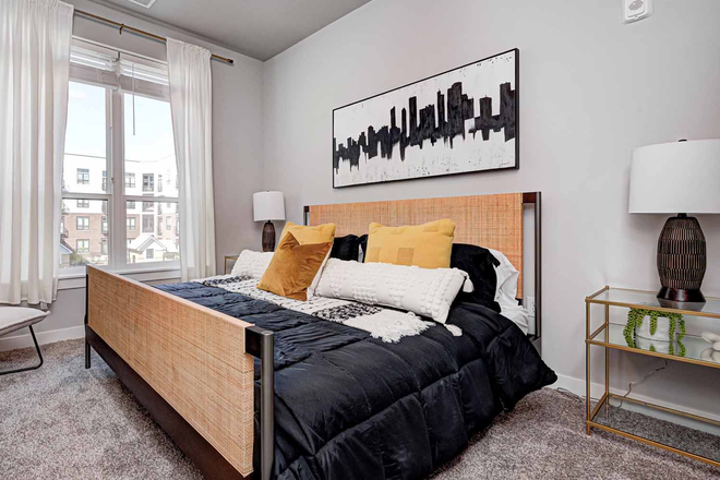 model bedroom - Continuum 1 Bedroom 1 Bath Apartment