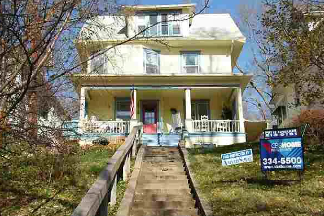 View from Lincoln Blvd - Multi-unit Dutch Colonial overlooking Bemis Park, 1.25 miles from Campus