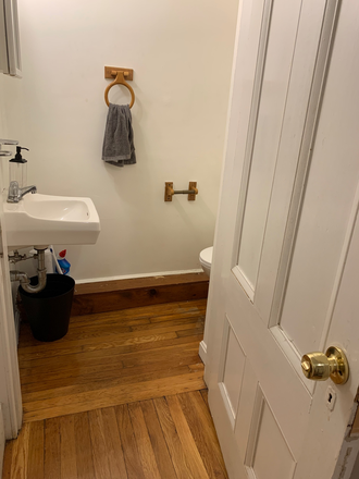 half bathroom - Available Sept 1, 2025. Furnished. Utilities included. Close to BC & BU Duplex