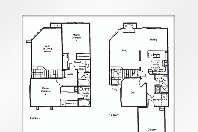 Floor plan (Master Bedroom 2) - Princeton Townhouse Female SHARED MASTER [Spring-Summer]