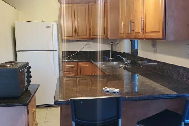 Kitchen - Studio Apartment. Private entrance. Parking Space. Fully Furnished