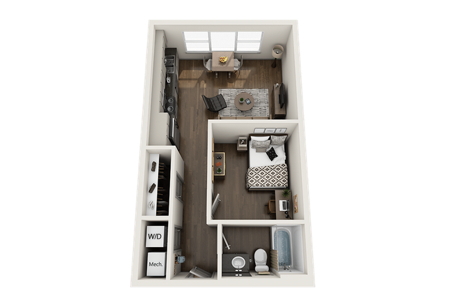 Floor Plan - The Proximity at 10th Apartments