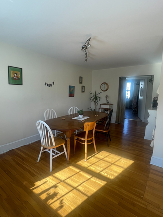 Dining Room - will be semi-furnished - Unfurnished bedroom in shared apt for female-Witherspoon St-Princeton
