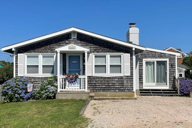 Front Entry - Rental Opportunity in Sand Hill Cove Cottage style family home a short walk to the beach!