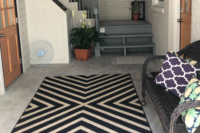 Breezeway to staircase for apartment entrance - Apartment/ Mother-In-Law suite for rent; Convenient location! Utilities, WiFi, parking included!