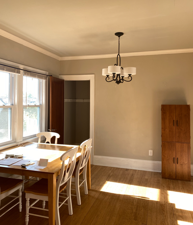 Dining room - Beautiful Home 6 blocks from campus Backyard paradise. Heated floors. Charm galore!