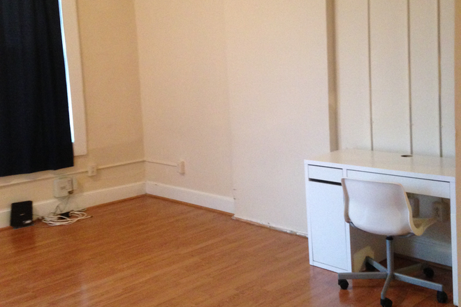 Bedroom view from Back entrance - Large Efficiency Apt #4 - Colonial Charm with modern amanities, 450 sq ft