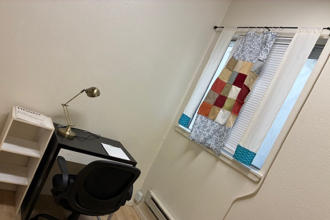 Windows at Bedroom area - Furnished studio - walk UC Berkeley West campus